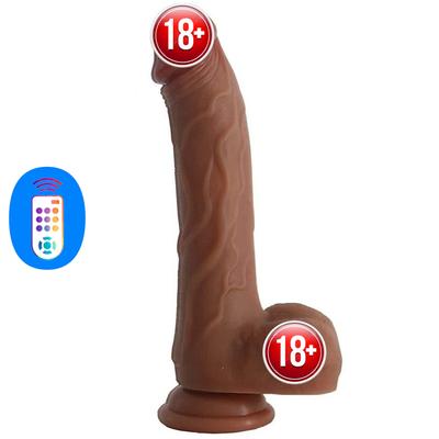 Erox Lumi Rot Thrusting Dildo Isıtmalı İleri Geri Hareketli Realistik Penis 21.5 cm
