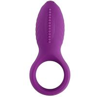 Erox Man Nuo Vibrating Cock Ring Purple Titreşimli Klitoral Penis Halkası