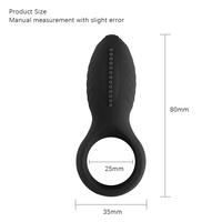 Erox Man Nuo Vibrating Cock Ring Purple Titreşimli Klitoral Penis Halkası
