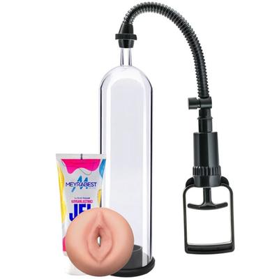 Erox Men's Pump Small Vajina Başlıklı ve Jelli Penis Pompası