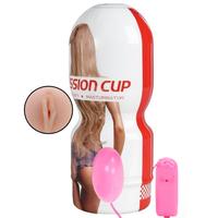 Erox Passion Cup For Men Masturbation Titreşimli Realistik Vajina