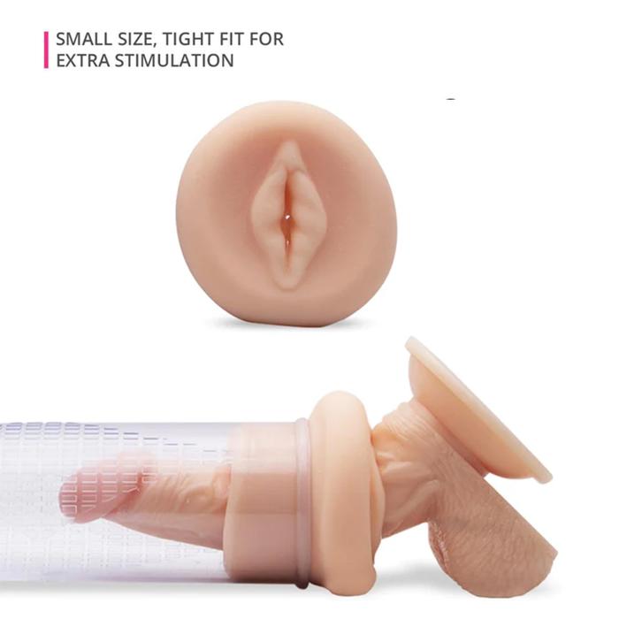 Erox Penis Pump Vagina Sleeve 3 Pcs. Penis Pompası Vajina Başlık