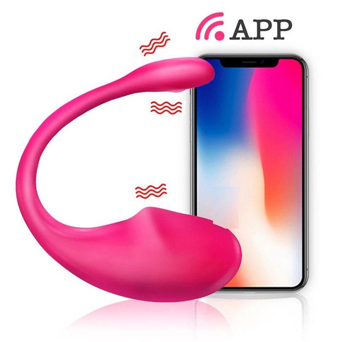 Erox Push Pink Telefon Kontrollü Giyilebilir Vibratör