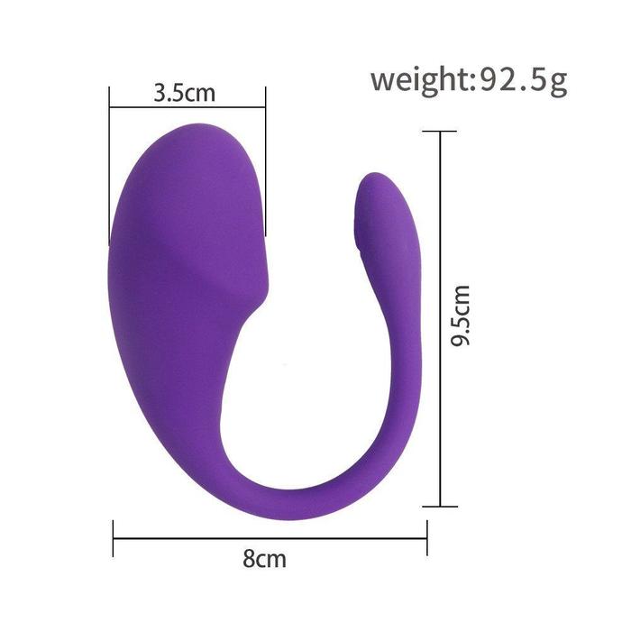 Erox Push Purple Telefon Kontrollü Giyilebilir Vibratör