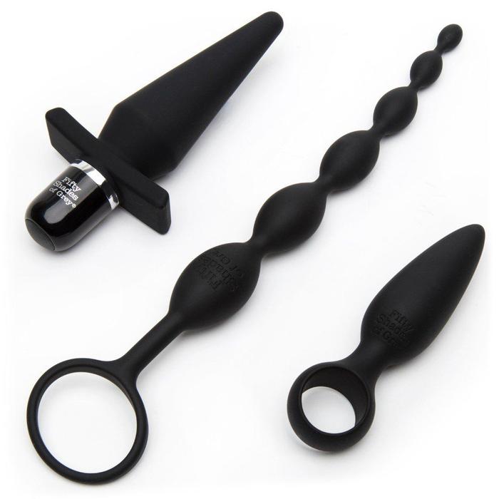 Fifty Shades of Grey Pleasure Overload Take It Slow Gift Set Anal Set