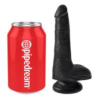 Pipedream King Cock 6'' Black Dildo 15 cm Realistik Penis