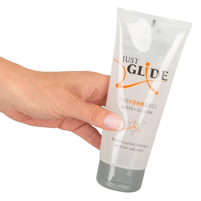 Just Glide Water-Based And Silicone Unisex Performance Gel 200 ml