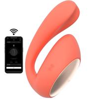 Lelo İda Wave Dual Stimulation Massager Coral Telefon Kontrollü Vibratör