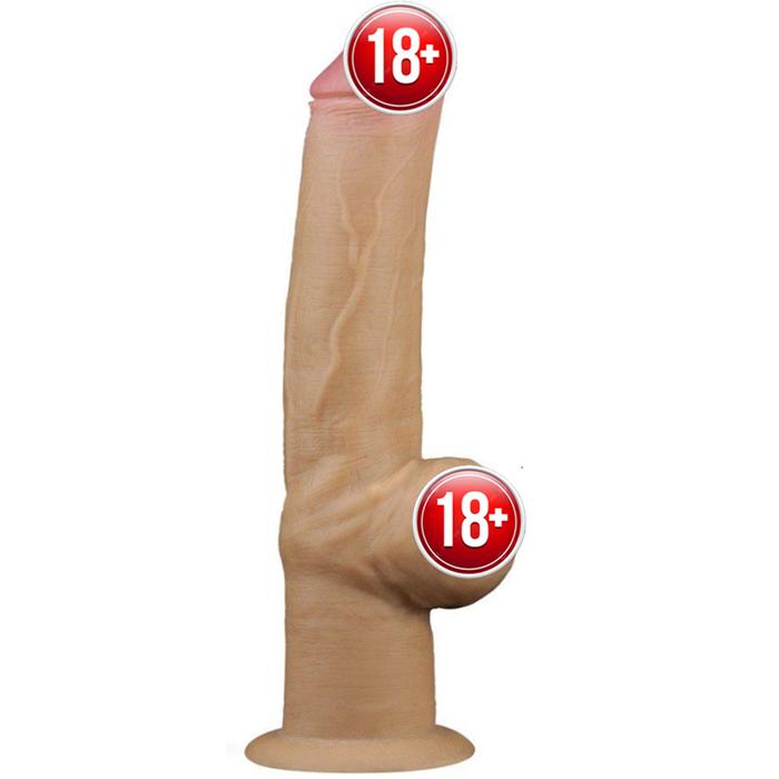 Lovetoy Handle Cock 12'' Çift Katmanlı Büyük Realistik Penis LV411033