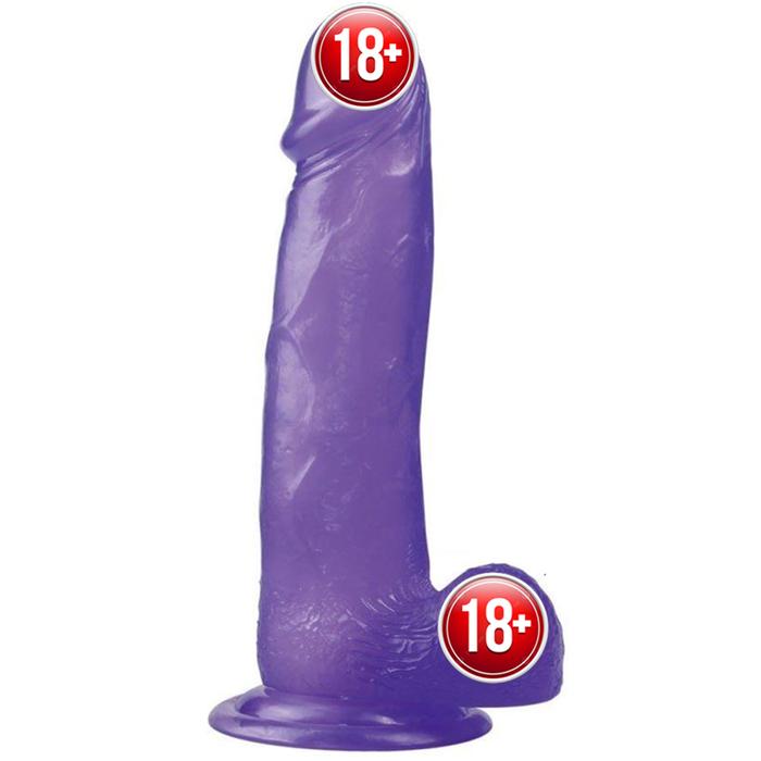 Lovetoy Jelly Studs Purple Dildo Large 20 cm Jel Penis LV3100