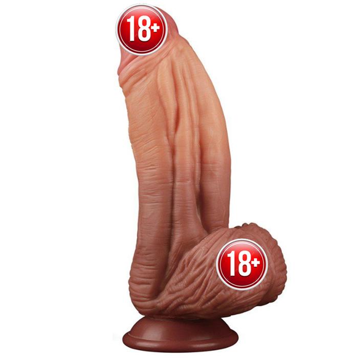 Lovetoy Nature Cock 10'' Çift Katmanlı Büyük Realistik Penis LV411014
