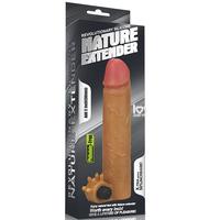 Lovetoy Nature Extender Natural Et Doku Titreşimli Penis Kılıfı LV414101B