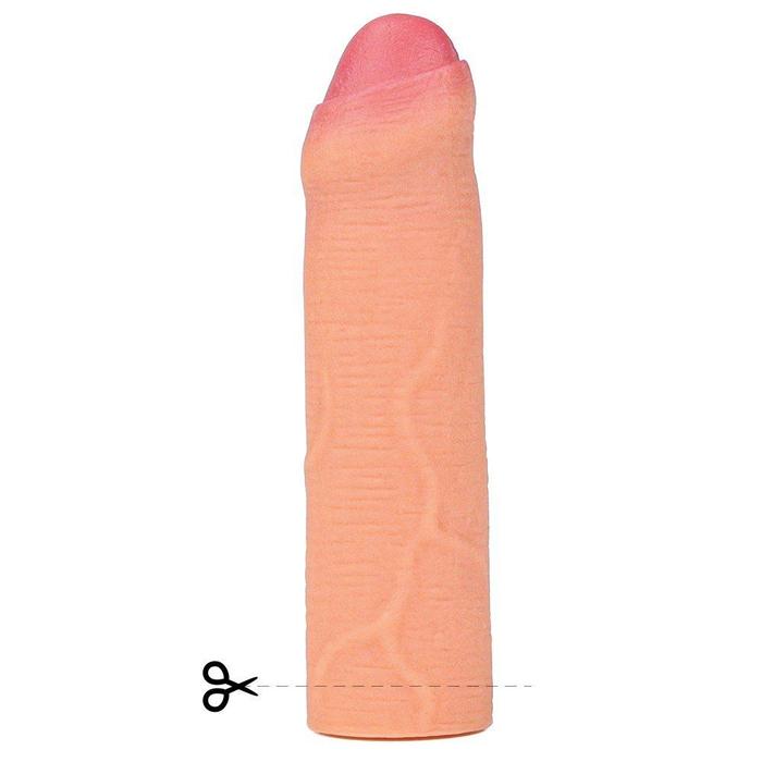 Lovetoy Nature Extender Penis Sleeve Platinum Silikon Gerçek Doku Sünnetsiz Penis Kılıfı LV4212