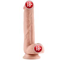Lovetoy Sliding-Skin Dual Layered Dildo Deri Penetrasyon 23 cm Realistik Penis LV317004