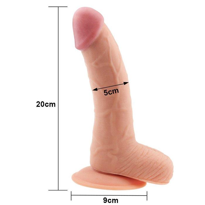 Lovetoy The Ultra Soft Dude Dildo 22 cm Realistik Penis LV1085