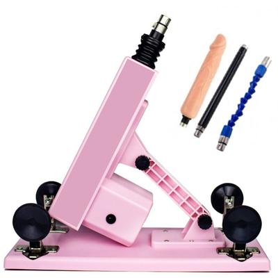 Machine Gun Pink Sex Machine Uzatma Başlık Ayarlanabilir Seks Makinesi