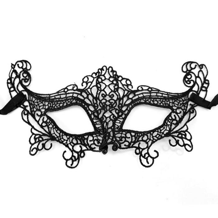 Merry See Black Lace One Hallowen Mask Dantelli Göz Maskesi
