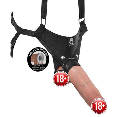 Pipedream King Cock 10 İnch Hollow Strap-On Suspender System