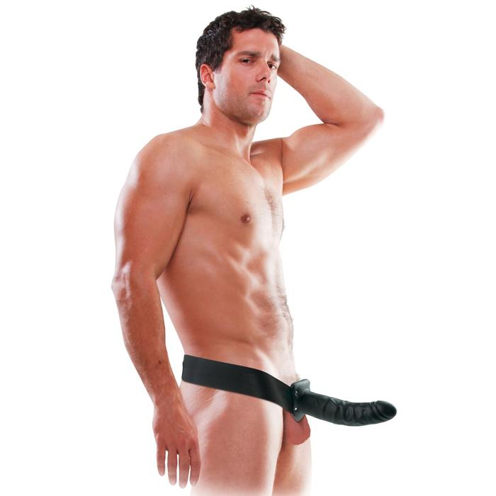 Pipedream Fetish Fantasy Series 8 İnch Hollow Strap-On Black