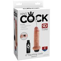 Pipedream King Cock 6" Squirting Cock Flesh Dildo Boşalabilir Realistik Penis