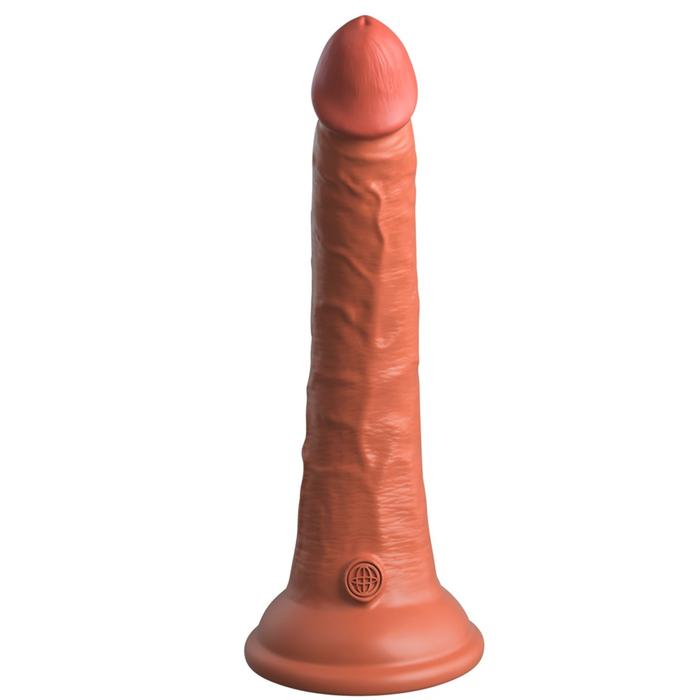 Pipedream King Cock Elite 7 İnch Dual Density Silicone Cock Realistik Penis-Brown