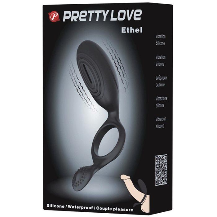 Pretty Love Ethel Klitoral ve Perineal Titreşimli Penis Halkası BI-026220