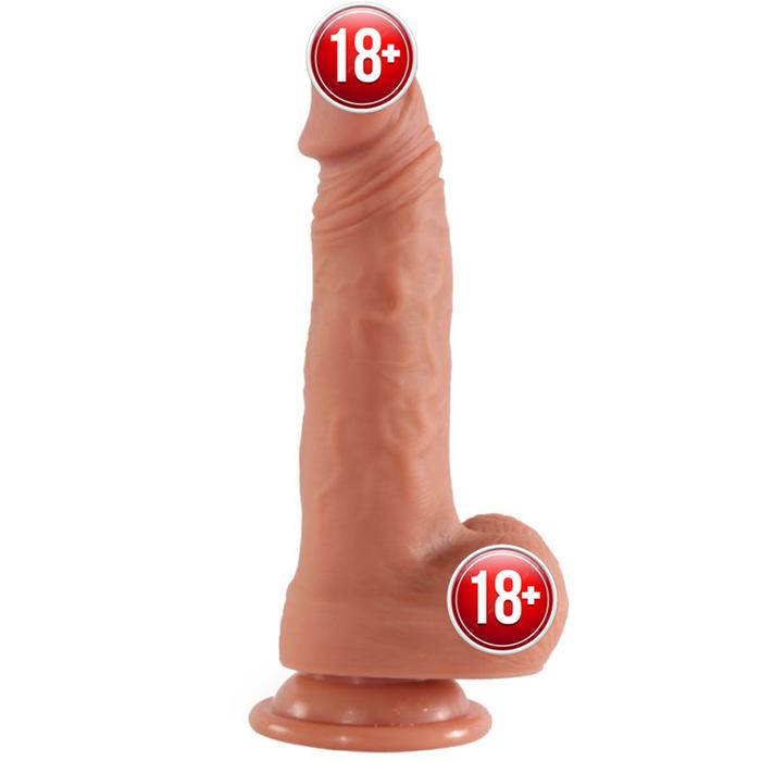 Shequ Dildo Series Evan 19.5 cm Realistik Penis SQ-WBC10026