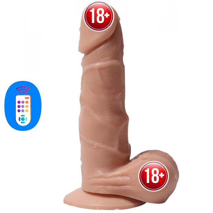 Shequ Vibrating Rotating Dildo 8.1'' Dönebilen Hareketli 20 cm Realistik Penis