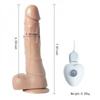 Shequ Vibrating Rotating Dildo 8.1'' Dönebilen Hareketli 20 cm Realistik Penis