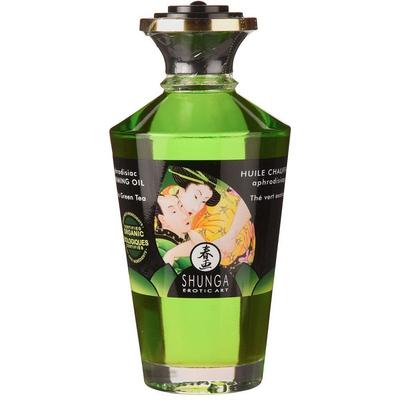 Shunga Aphrodisiac Warming Oil Green Tea 100 ml Istımalı Masaj Yağı