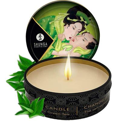 Shunga Mini Massage Candle Green Tea 30 Ml Masaj Mumu