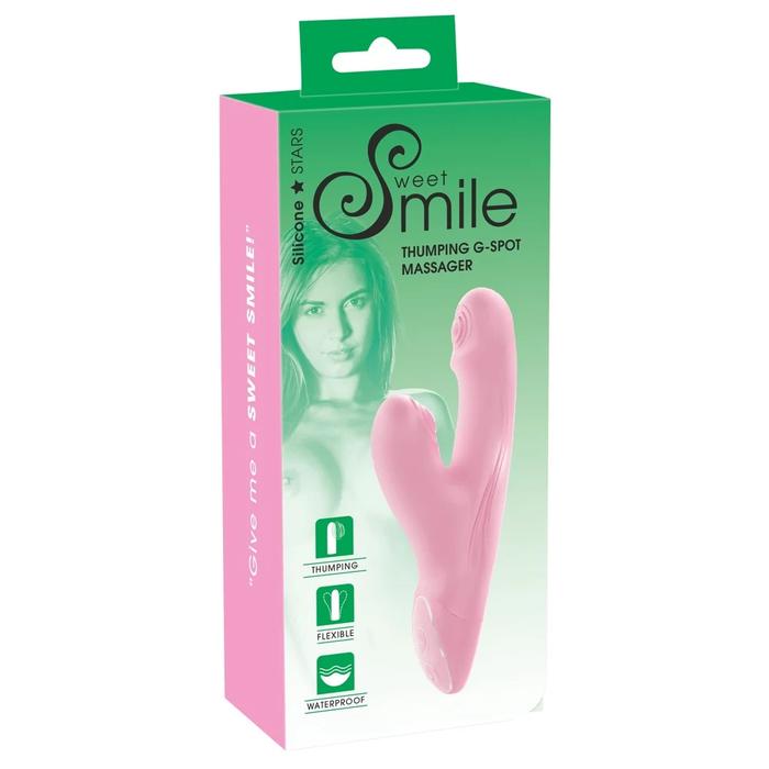 Sweet Smile Thumping G-Spot Vuruşlu Rabbit Vibrator