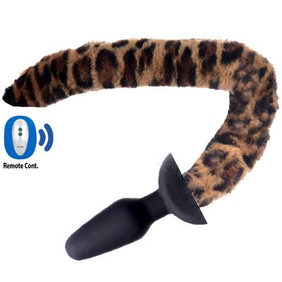 Tailz Waggerz Moving And Vibrating Leopard Tail And Ears