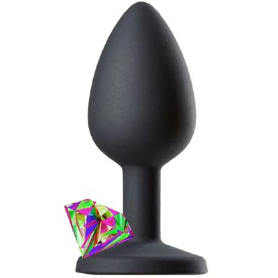ToyJoy Anal Play Rainbow Diamond Booty Jewel Medium Anal Plug