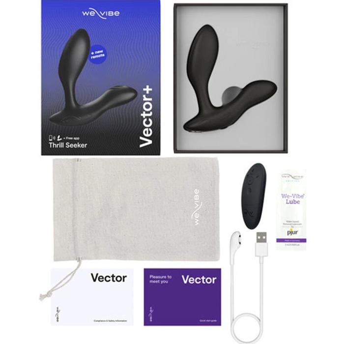 We-Vibe Vector+ Black Prostat Masaj Vibratör