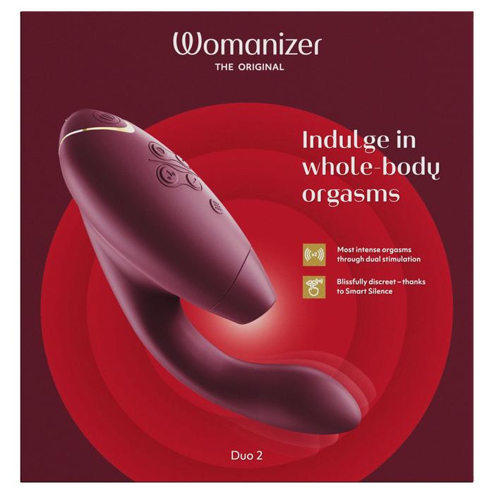 Womanizer Duo 2 Bordeaux Emiş Güçlü G-Noktası Vibratör