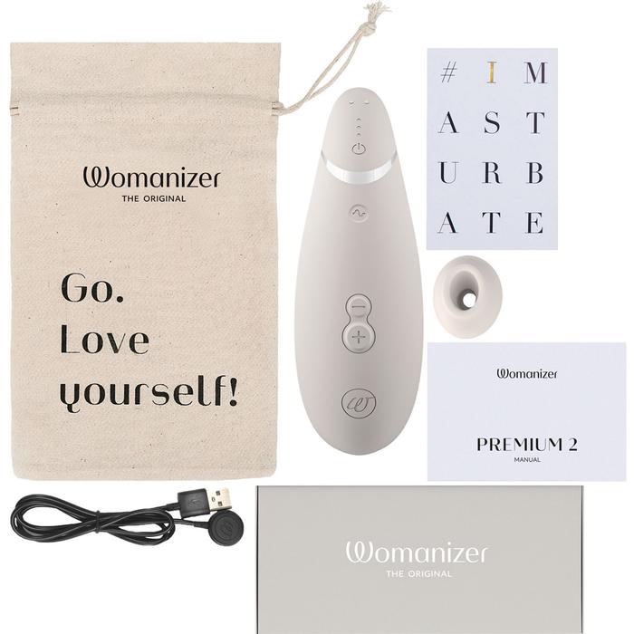 Womanizer Premium 2 Gray Emiş Güçlü Vibratör