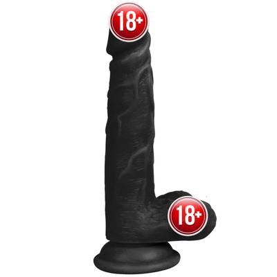 Xise Dildo Series Fairy Dragon Black 19 cm Realistik Penis XS-WBC10032