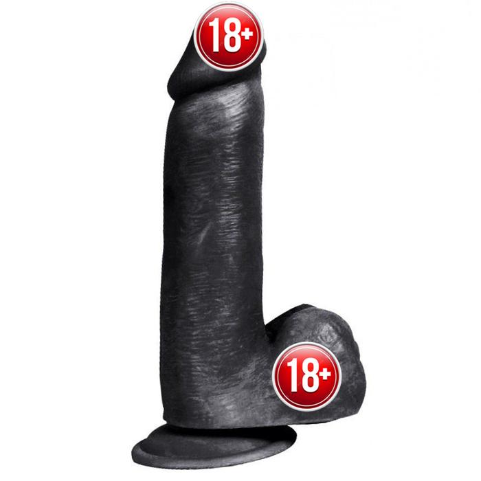 Xise Dildo Series Magic Mirage Black 20 cm Realistik Penis XS-WBC10037