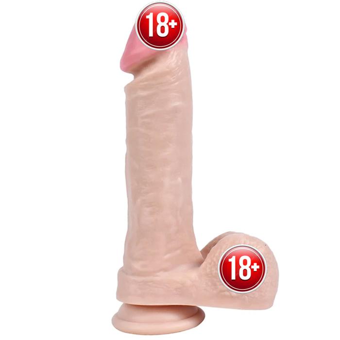 Xise Dildo Series Wolf King Flesh 22 cm Realistik Penis XS-WBC10036