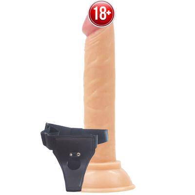 Xise Strapon Series 14.5 cm Belden Bağlamalı Kemerli Penis
